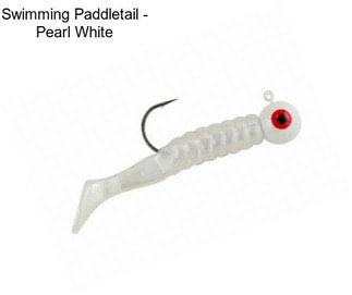 Swimming Paddletail - Pearl White