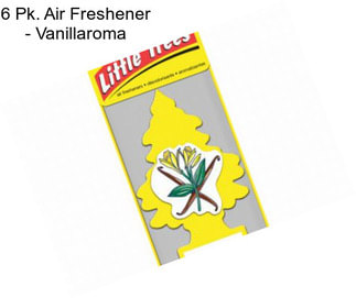 6 Pk. Air Freshener - Vanillaroma