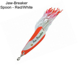 Jaw-Breaker Spoon - Red/White