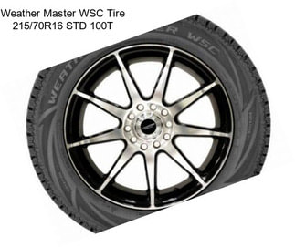 Weather Master WSC Tire 215/70R16 STD 100T