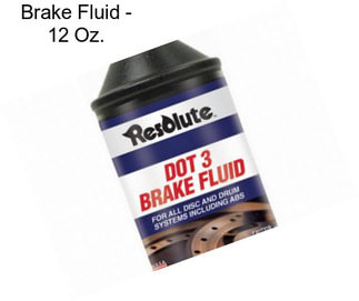 Brake Fluid - 12 Oz.