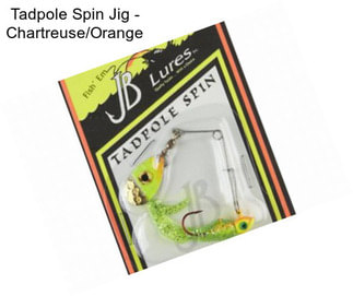 Tadpole Spin Jig - Chartreuse/Orange