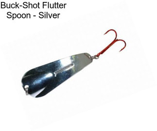 Buck-Shot Flutter Spoon - Silver
