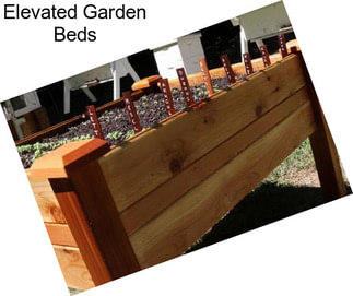 Elevated Garden Beds