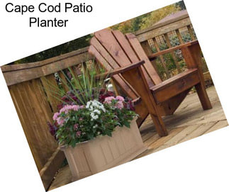 Cape Cod Patio Planter