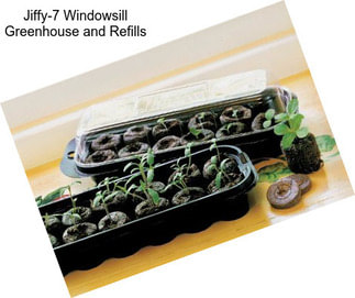 Jiffy-7 Windowsill Greenhouse and Refills