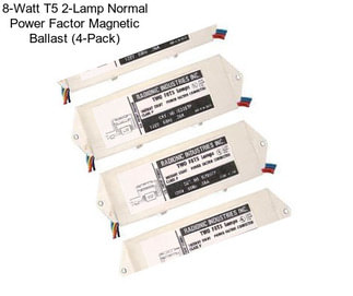 8-Watt T5 2-Lamp Normal Power Factor Magnetic Ballast (4-Pack)