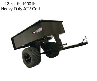 12 cu. ft. 1000 lb. Heavy Duty ATV Cart