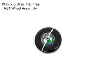 13 in. x 6.50 in. Flat Free RZT Wheel Assembly