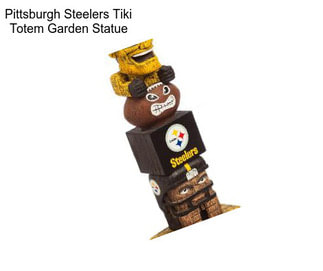 Pittsburgh Steelers Tiki Totem Garden Statue