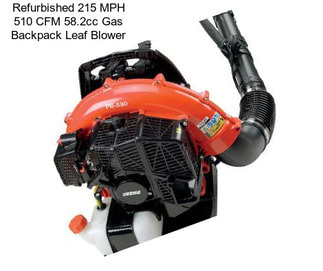 Refurbished 215 MPH 510 CFM 58.2cc Gas Backpack Leaf Blower