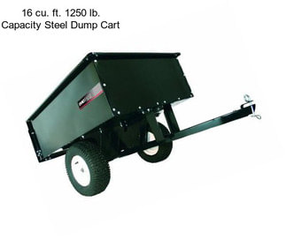 16 cu. ft. 1250 lb. Capacity Steel Dump Cart