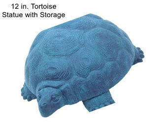 12 in. Tortoise Statue with Storage