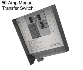 50-Amp Manual Transfer Switch