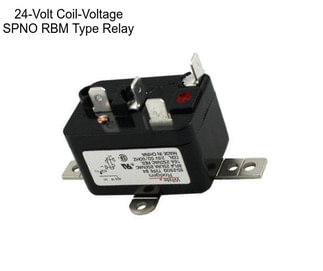 24-Volt Coil-Voltage SPNO RBM Type Relay