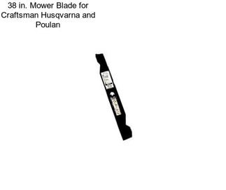 38 in. Mower Blade for Craftsman Husqvarna and Poulan