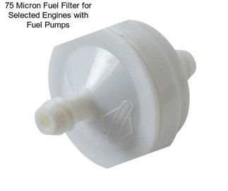 75 Micron Fuel Filter for Selected Engines with Fuel Pumps