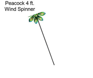 Peacock 4 ft. Wind Spinner