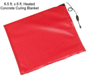 6.5 ft. x 6 ft. Heated Concrete Curing Blanket