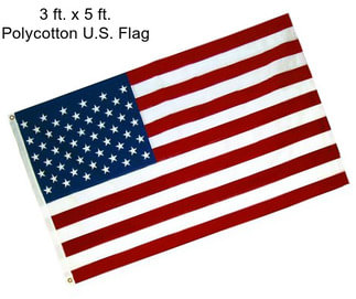 3 ft. x 5 ft. Polycotton U.S. Flag