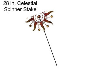 28 in. Celestial Spinner Stake