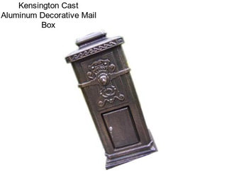 Kensington Cast Aluminum Decorative Mail Box