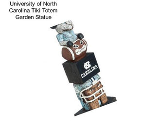 University of North Carolina Tiki Totem Garden Statue