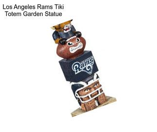 Los Angeles Rams Tiki Totem Garden Statue