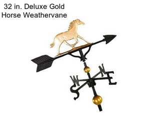 32 in. Deluxe Gold Horse Weathervane