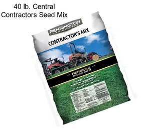 40 lb. Central Contractors Seed Mix