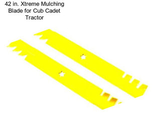 42 in. Xtreme Mulching Blade for Cub Cadet Tractor