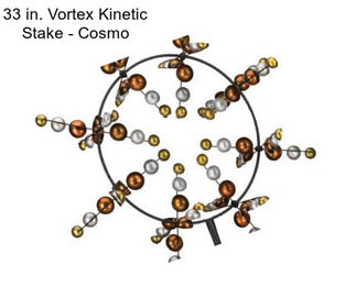 33 in. Vortex Kinetic Stake - Cosmo