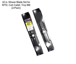 42 in. Mower Blade Set for MTD, Cub Cadet, Troy-Bilt (2-Pack)