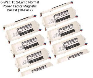 8-Watt T5 2-Lamp Normal Power Factor Magnetic Ballast (10-Pack)