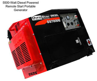 5500-Watt Diesel Powered Remote Start Portable Generator