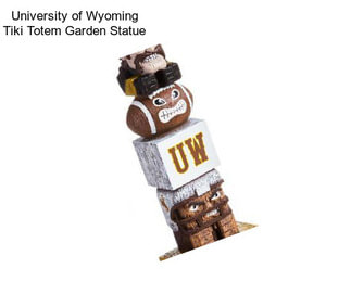 University of Wyoming Tiki Totem Garden Statue