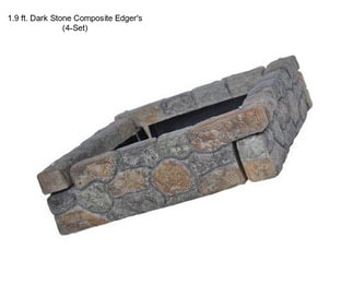 1.9 ft. Dark Stone Composite Edger\'s (4-Set)