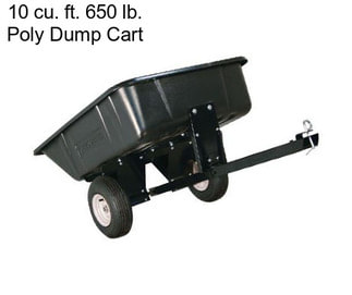 10 cu. ft. 650 lb. Poly Dump Cart