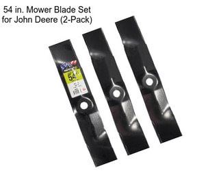 54 in. Mower Blade Set for John Deere (2-Pack)