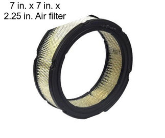 7 in. x 7 in. x 2.25 in. Air filter