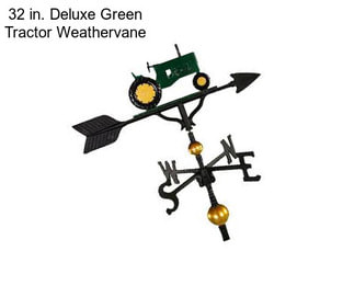 32 in. Deluxe Green Tractor Weathervane