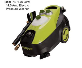 2030 PSI 1.76 GPM 14.5 Amp Electric Pressure Washer