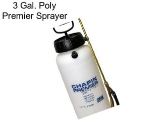 3 Gal. Poly Premier Sprayer