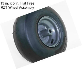 13 in. x 5 in. Flat Free RZT Wheel Assembly