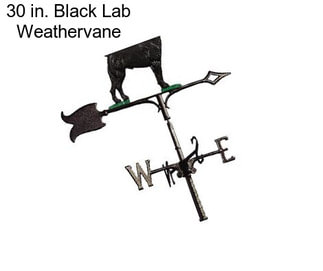 30 in. Black Lab Weathervane