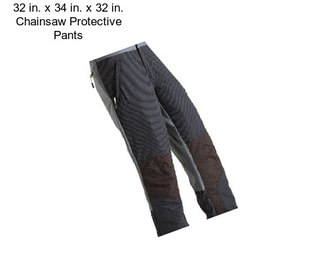 32 in. x 34 in. x 32 in. Chainsaw Protective Pants