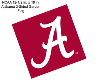 NCAA 12-1/2 in. x 18 in. Alabama 2-Sided Garden Flag