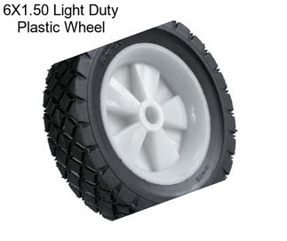 6X1.50 Light Duty Plastic Wheel