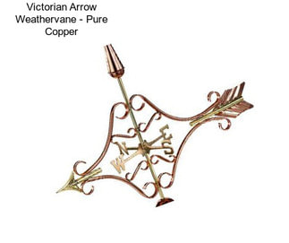 Victorian Arrow Weathervane - Pure Copper