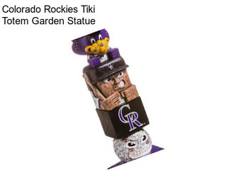 Colorado Rockies Tiki Totem Garden Statue